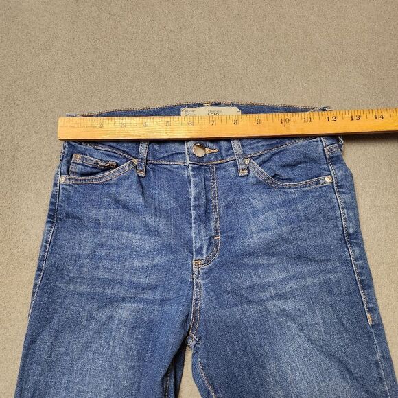 Topshop Blue Motto Leigh Skinny Jeans - Picture 12 of 12